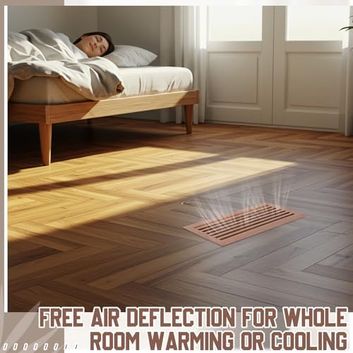 Weysat 4 Pcs 8 x 16 Inch Oak Hardwood Air Return Vent Cover Unfinished - Image 6