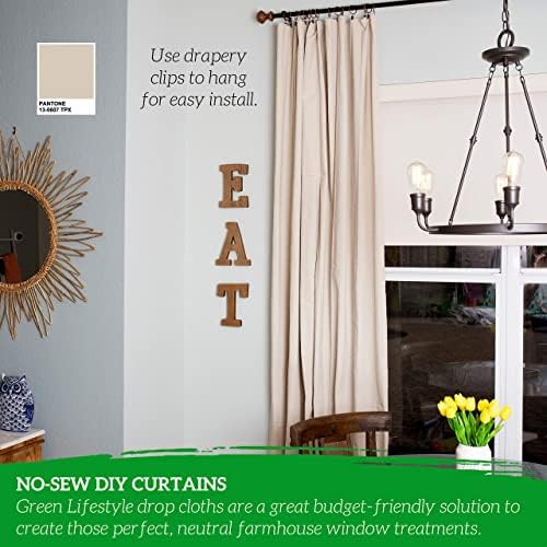 GREEN LIFESTYLE All Purpose Canvas Drop Cloths - Image 5