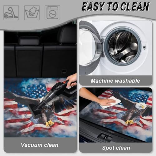 ELEQIN Car Trunk Cargo Liner Non Slip Backing Cargo Mat Rear Trunk Liner All - Image 5