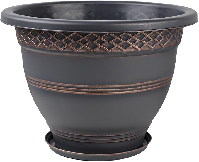 16 Inch Plaid Plant Pots 4 Pack - Image 8