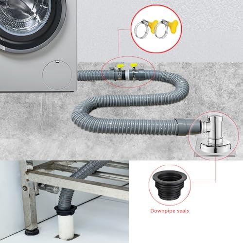 8 Pack Washing Machine Drain Hose Holder Hook - Image 3