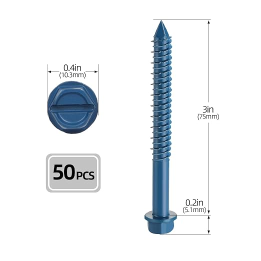 1/4" x 3" Concrete Screws, for Masonry, Brick or Stucco - Image 2
