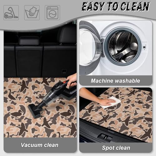 ELEQIN Duck Camouflage, Car Trunk Cargo Liner, Washable Auto Trunk Protective - Image 5