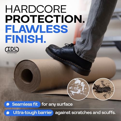 Construction Paper Roll 36" x 1200", 300 Sq.Ft – Extra Thick Floor Covering - Image 3