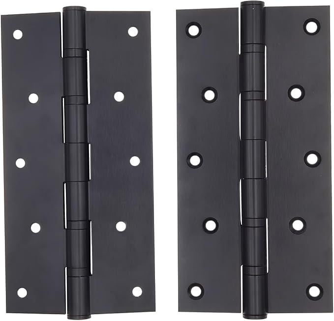 2 Pcs 8 Inch Stainless Steel Ball Bearing Door Hinges - Image 5