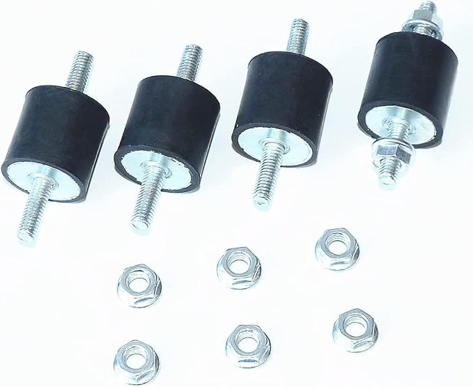 8pcs Rubber Vibration Isolator Mounts 20 x 15mm Shock Absorber - Image 3