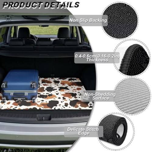 Cow Spot Waterproof Car Trunk Mat 29"x39" - Image 6