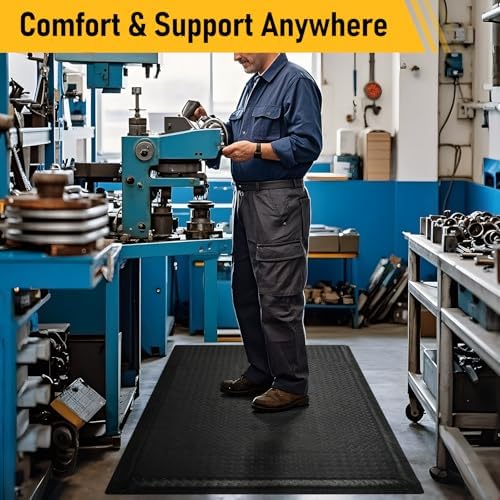 Nisorpa Anti Fatigue Mats Industrial 2' x 6' Ergonomic Standing Mat 15/16" - Image 7
