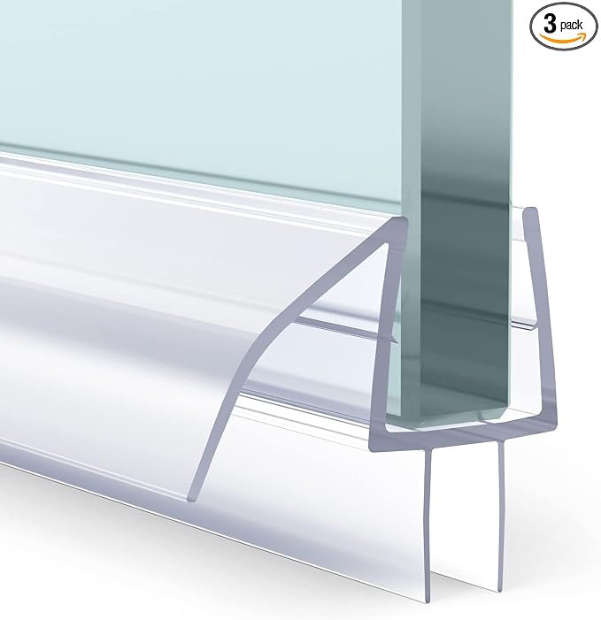 AmazerBath 3-Pack 15.75" Shower Door Bottom Seal by AmazerBath