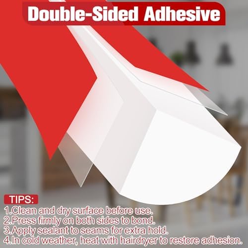 ToLanbbt Flexible Quarter Round Molding, Peel and Stick Rubber Trim, - Image 3