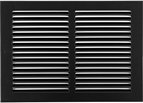 HVAC Premium 10'' x 10'' Flat Stamped Steel Return Air Grille by HVACPremium