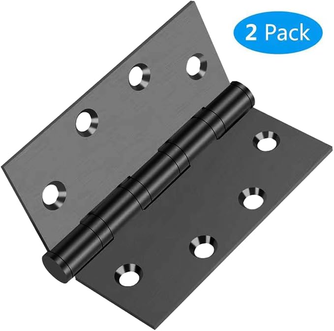4.5in x 4in 304SS Door Hinges, Square Corners, Ball Bearing Hinge, Non - Image 3