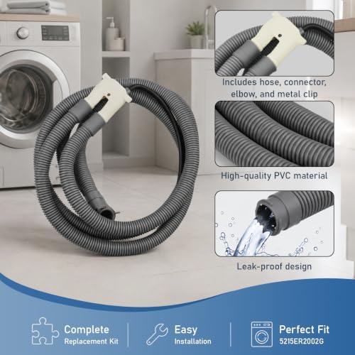 5215ER2002G Washer Drain Hose Assembly - Image 4