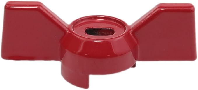 yukata 2 Pack DN25 Ball Valve Handle 6 x 10 mm Red Aluminum - Image 3