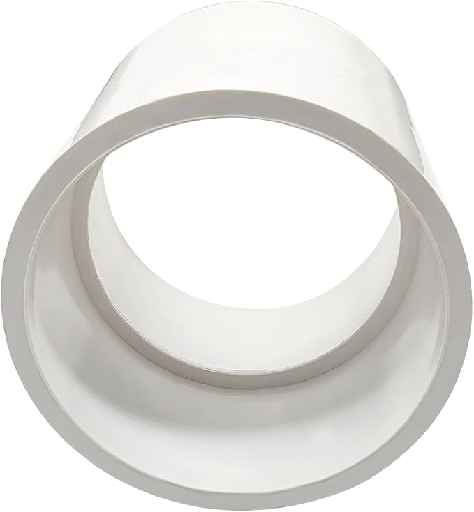3" PVC Pipe Coupling Slip SCH40 White | Connector Adapter Pipe Fitting - Image 3