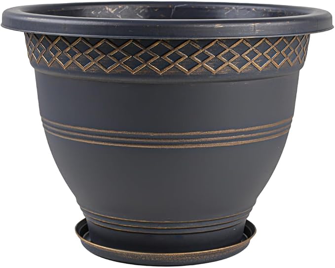 10 Inch Plaid Plant Pots 4 Pack - Image 7