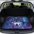ELEQIN Galaxy Purple Wolf Car Trunk Mat Cargo Liner by ELEQIN