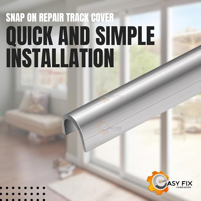 Easy Fix Hardware Snap On Repair Track Cover 1/4" - Image 5