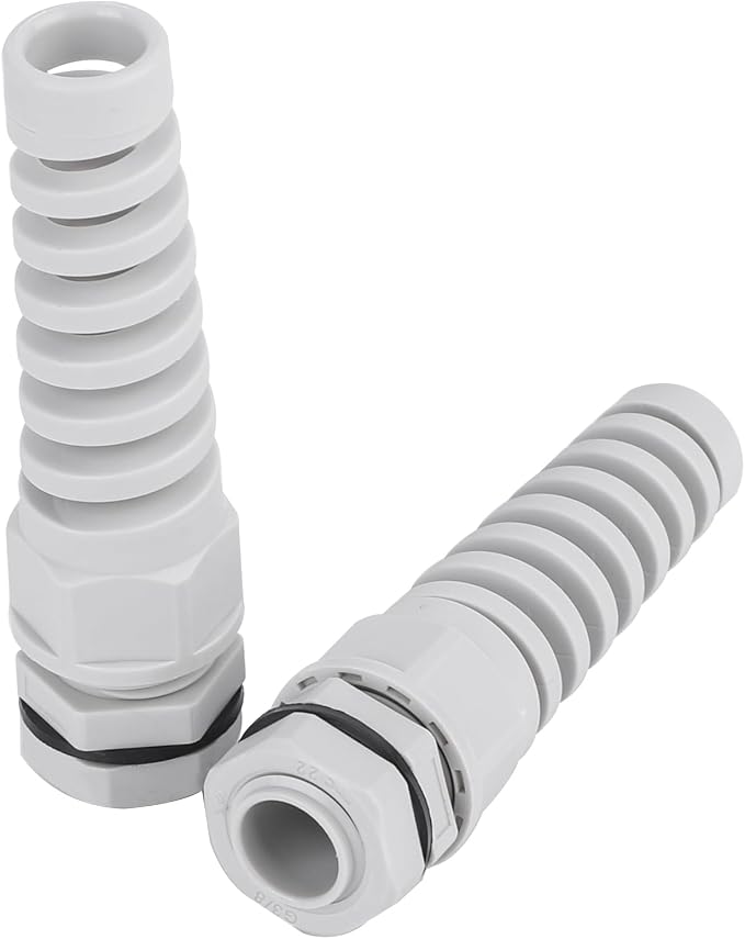5Pcs NPT 3/8" Flex Spiral Strain Relief Cord IP68 Waterprood Cable Gland Nylon - Image 2