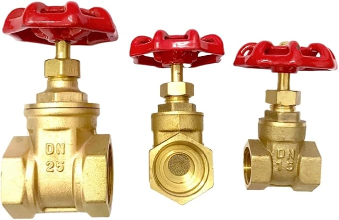 1/2inch Brass Manual Gate Valves Two Way Female Thread Gate Valve - Image 3
