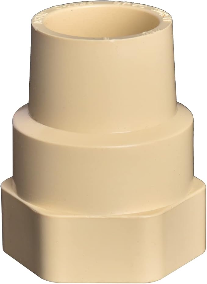 1/2" 10pcs CPVC Female Coupling Thread to Slip Beige | Pipe Fittings Adapter - Image 4
