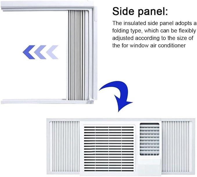 AC Side Panels with Frame Kit for Window Air Conditioner, Adjustable Insulated - Image 5
