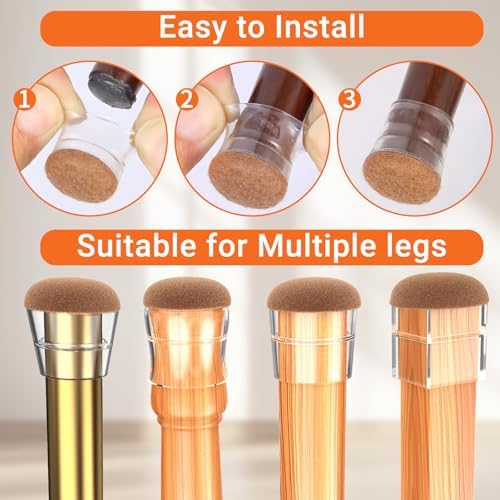 Round Chair Leg Floor Protectors - Image 6