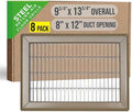 Fits 8x12 and 12x8 Duct Opening | Return Air Floor Grille by Handua | Walkable by Handua