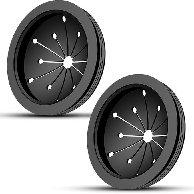 RQYEKDO 3 1/8" EPDM Splash Guard 2PK Fits Waste King Whirlaway GE by rqyekdo