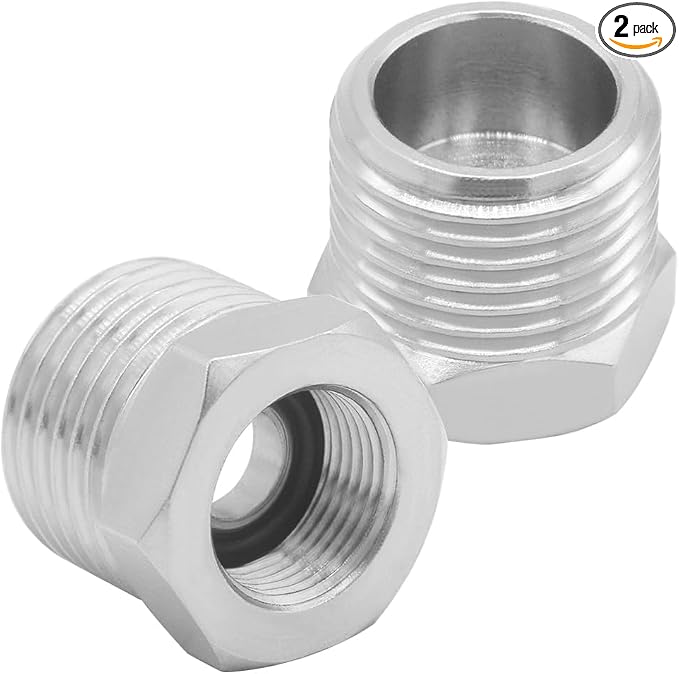 Joywayus 1/2 G Male to 3/8 Compression Female Thread Bushing Pipe Fitting by Joywayus