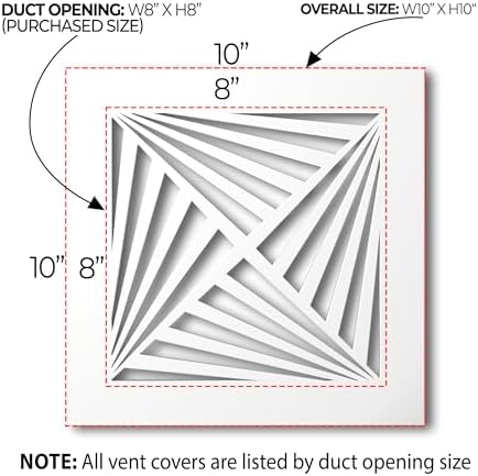 SABA Home Decor White Air Vent Cover - Image 2