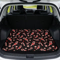 Black Candy Cane Universal Car Trunk Mat All Weather Trunk Protection Cargo by Unknown