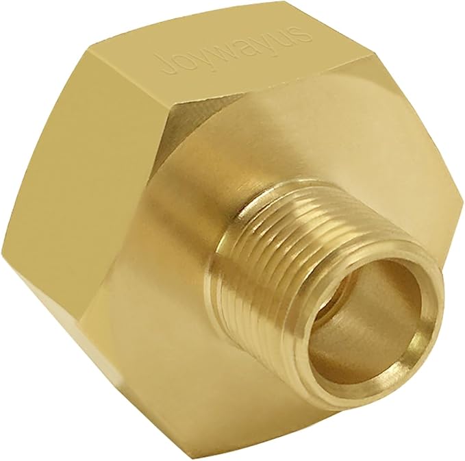 Joywayus 2PCS 3/4 GHT Female to 3/8 Compression Male Thread Adapter Pipe Fitting - Image 5