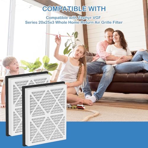 20x25x3 MERV 13 Pleated Air Filter Replacement Compatible - Image 5