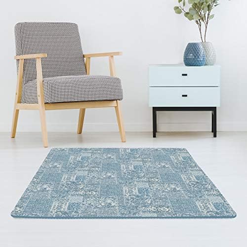 FloorPops Blue Mercado Interlocking Floor Tiles - Image 2