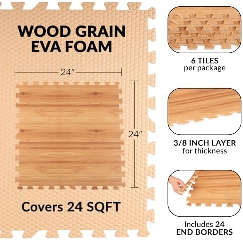 EVA Foam Floor Tiles 6-Pack - Image 2
