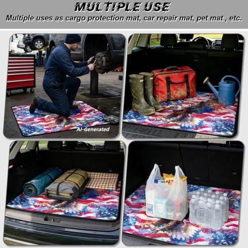 ELEQIN Trunk Cargo Liner for Cars SUV Sedan Truck Non Slip Backing Car Cargo - Image 3