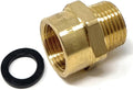 Cascada 3/8" G Thread Female to NPT Male Adapter Lead-Free | Brass Pipe Fitting by CascadaShowers