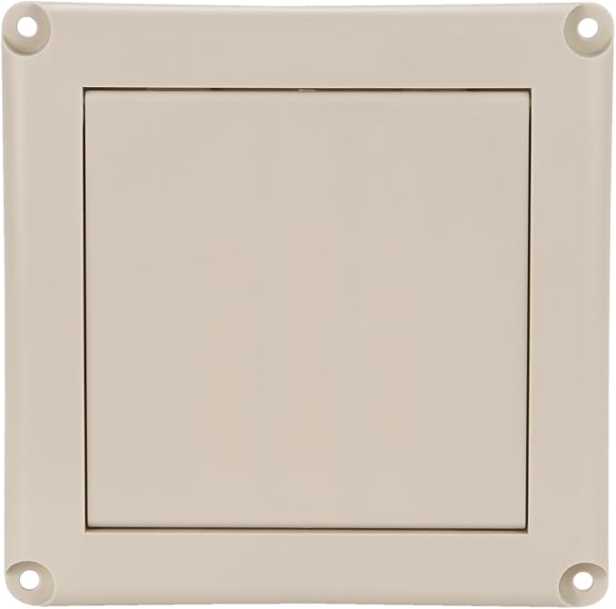 EverSafe 4" Dryer Vent Cover for Exterior Wall Vent Hood Outlet, Auto Airflow - Image 2