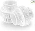 2 Pcs 3/4" PVC Union Pipe Fitting, 3/4 inch PVC Slip Union Coupling Adapter by Unknown