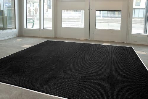 3M Nomad 9100 Z-Web Extreme Traffic Black 2' x 4' Scraper Mat - Image 4