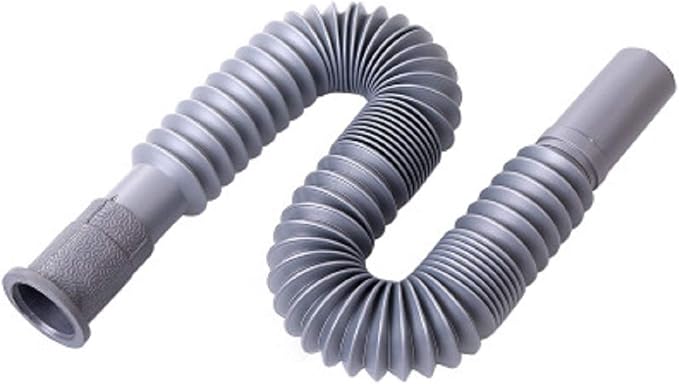 OLIREXD 1-1/4 Inch Flexible and Expandable Drain Pipe Tube S Trap, Universal by OLIREXD