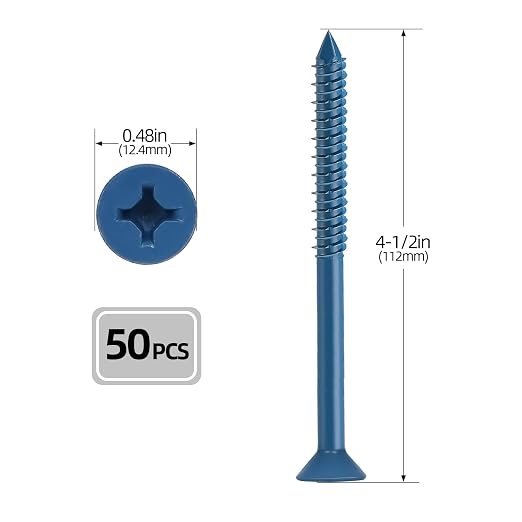 1/4" x 4-1/2" Concrete Screws, Brick or Stucco - Image 2