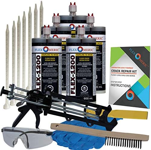 Concrete Floor Crack Repair Kit by Flexomeric+Crack+Repair+Products