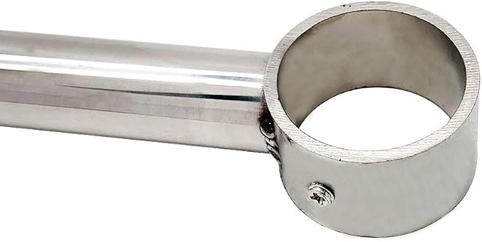 Ceiling-Mount Bracket Wardrobe Pipe Bracket Rod Lever Support Holder Fit 32 to - Image 4