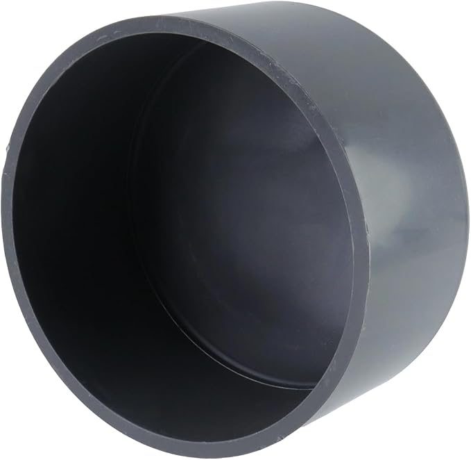 4.3" PVC Pipe End Cap Fitting, Pipe Plug Socket Fittings by Pastlla