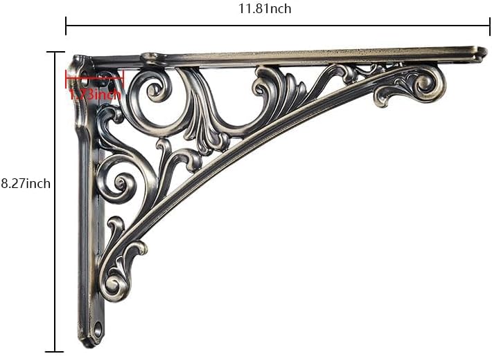Khtumeware Shelf Bracket 12 Inch, Decorative Brackets - Image 2