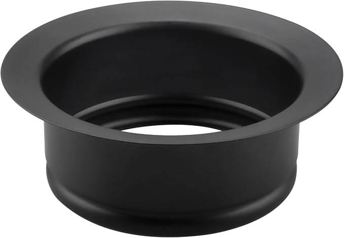 Black Garbage Disposal Sink Flange by Unknown