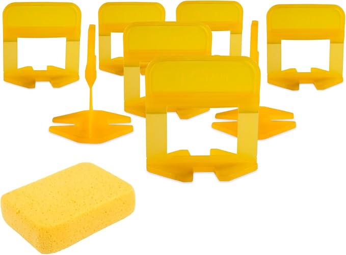 Tile Leveling System – ULTRA-THIN 0.5mm – 2000 Tile Spacers – Compatible by EMAISTORE