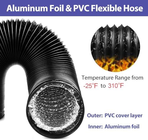 Dryer Vent Hose For Tight Space, Indoor Dryer Vent, Dryer Hose Vent Kit - Image 6